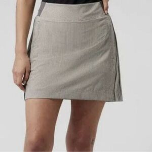 NWT Athleta Brooklyn Textured 16" Skort New With Tags striped.